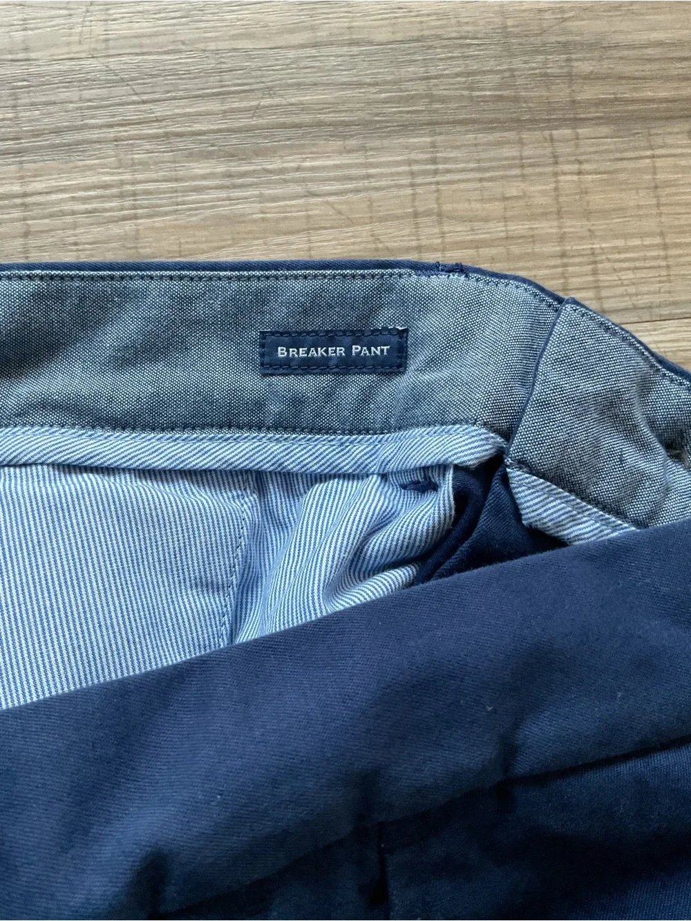 Vineyard Vines Navy Chino Pants with Green Palm Embroidery